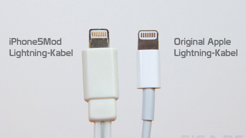 Vergleich Lightning-Stecker