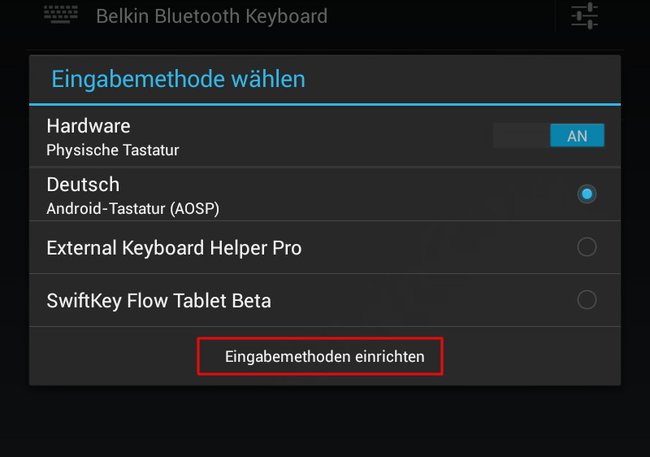 Korrektes Layout für Android-Bluetooth-Tastaturen 07