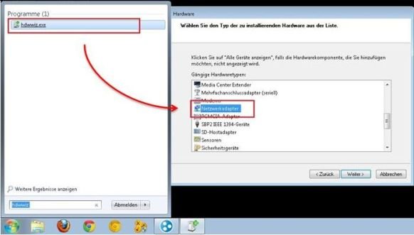 Wird der LogMeIn Hamachi Netzwerkadapter nicht aufgeführt, kann dieser bei der Installation fehlerhaft eingerichtet worden sein LogMeIn-Hamachi-Netzwerkadapter-Fehler-hinzufuegen