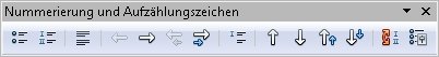 Dies ist quasi eine OpenOffice Steuerungszentrale für Nummerierungen OpenOffice Nummerierung und Aufzählungszeichen Screenshot