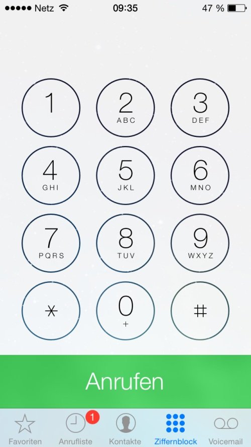 iPhone-iOS-7-Wahltaste