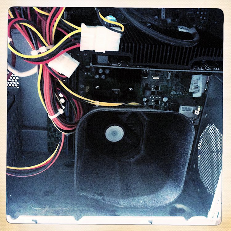 Überall ist Staub, sogar pc luefter