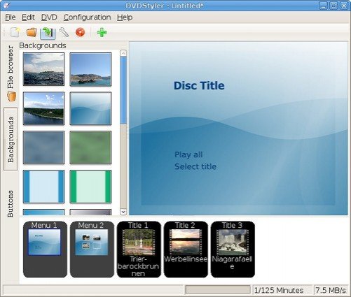 DVDStyler ist eine sehr gute DVD Authoring-Software DVDStyler