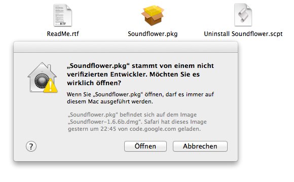 SoundFlower-Installation