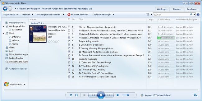 audio cd kopieren mediaplayer