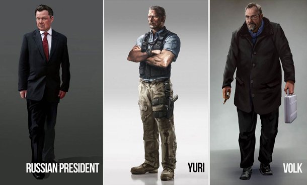 Neben Artworks wurde mit dem Leak auch so ziemlich jede Information zu Story und Multiplayer bekanntgegeben mw3_president_yuri_volk