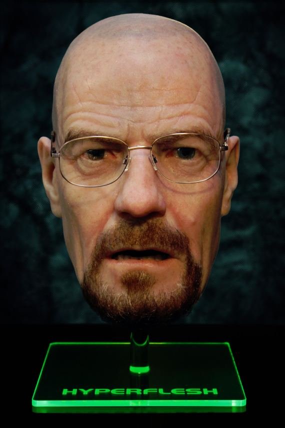 Die originale Walter White-Maske wurde von Bryan Cranston persönlich getragen und unterschrieben, ist aber kein Schnäppchen breaking-bad-maske