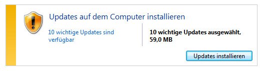 Aktiviert grundsätzlich die automatischen Updates für Windows 7, damit euer PC stets auf dem neusten Stand bleibt