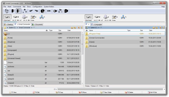 Unreal Commander ist ein komfotabler Dateimanager mit vielen Features Unreal Commander