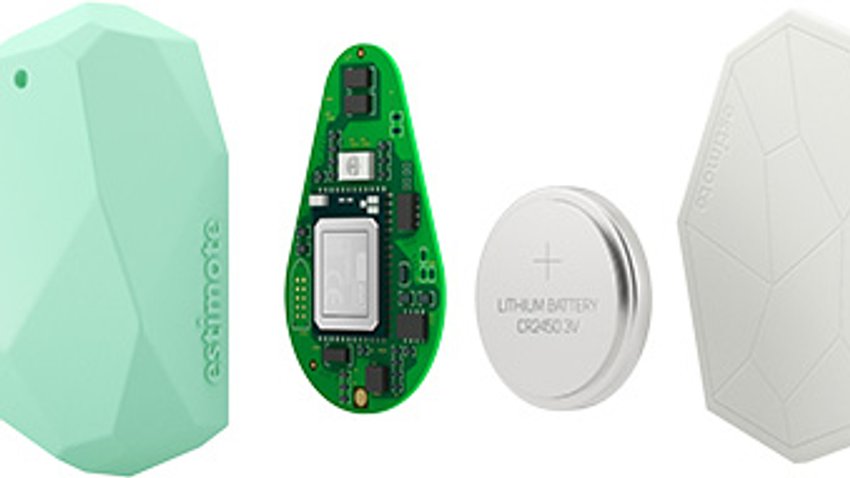 Ein iBeacon der Firma estimote