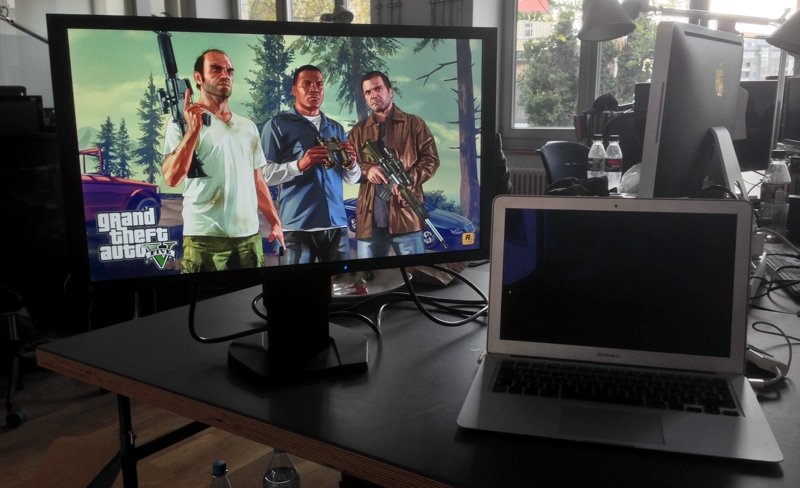 Macht auch am MacBook Air eine gute Figur.