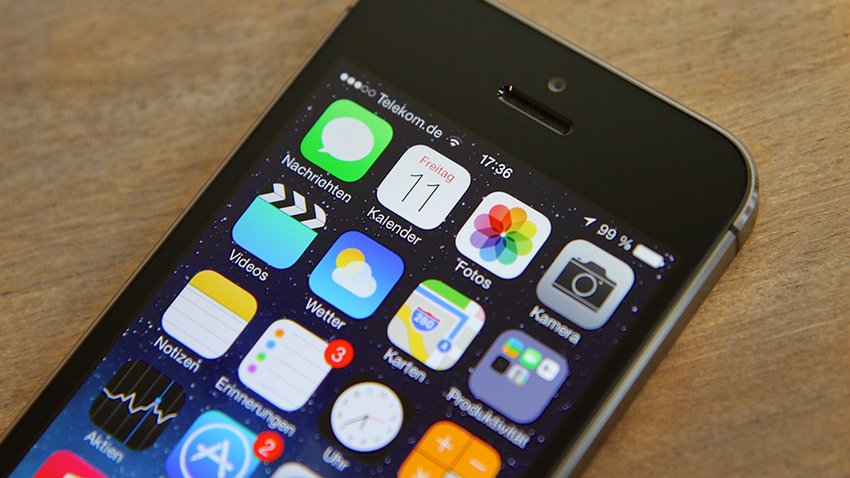 iPhone 5s in Spacerau - Retina-Display