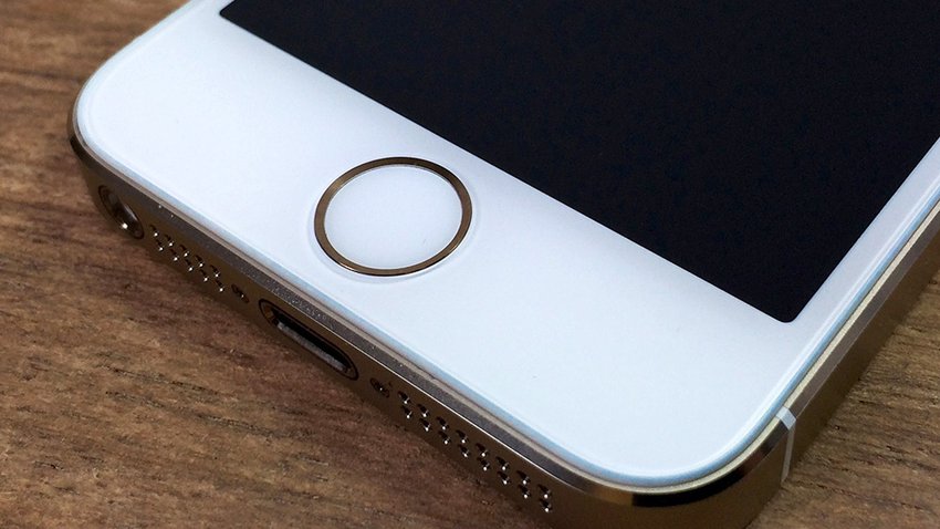 iPhone 5s - Touch ID Home-Button - Foto mit einem iPhone 5s aufgenommen