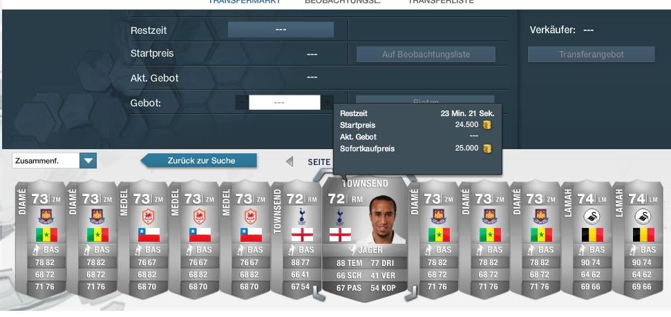 Konzentriert euch beim Ultimate Team Handel auf beliebte und seltene Spieler für mehr FIFA 14 Münzen ultimate-team-14-handel