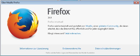 Mozilla Firefox 26 steht ab sofort zum Download bereit Mozilla Firefox 26