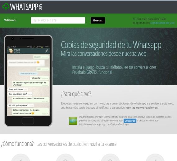 Die spanischsprachige Webseite WhatsApp Copy bietet gestohlene WhatsApp Gesprächsverläufe zum Verkauf an whatsapp-balloon-pop-2-copy