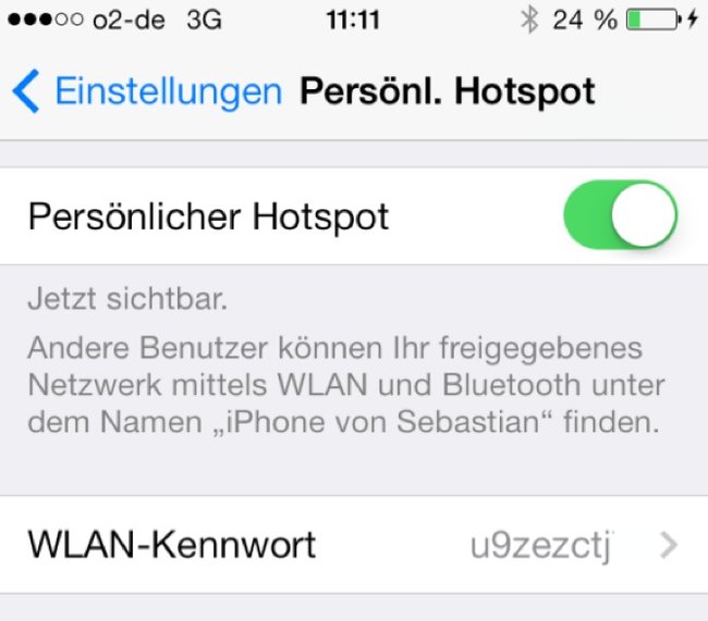 iPhone-Hotspot-einrichten