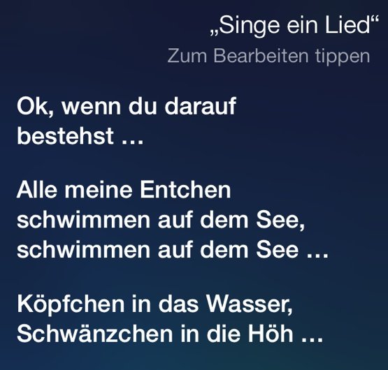 Siri & schlagfertige Antworten GIGA
