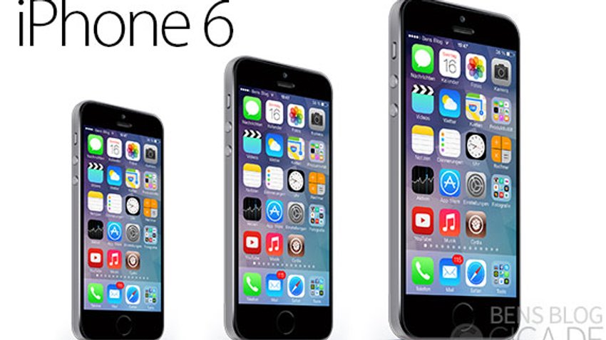 iPhone 6 Versionen im Größenvergleich