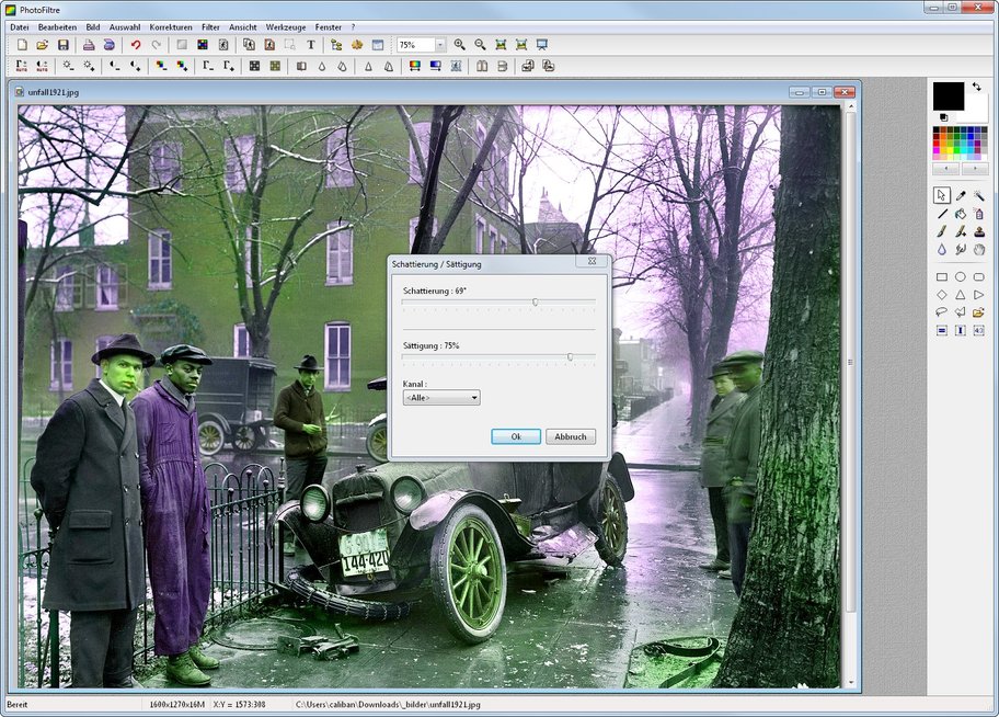 freeware bildbearbeitung photofiltre