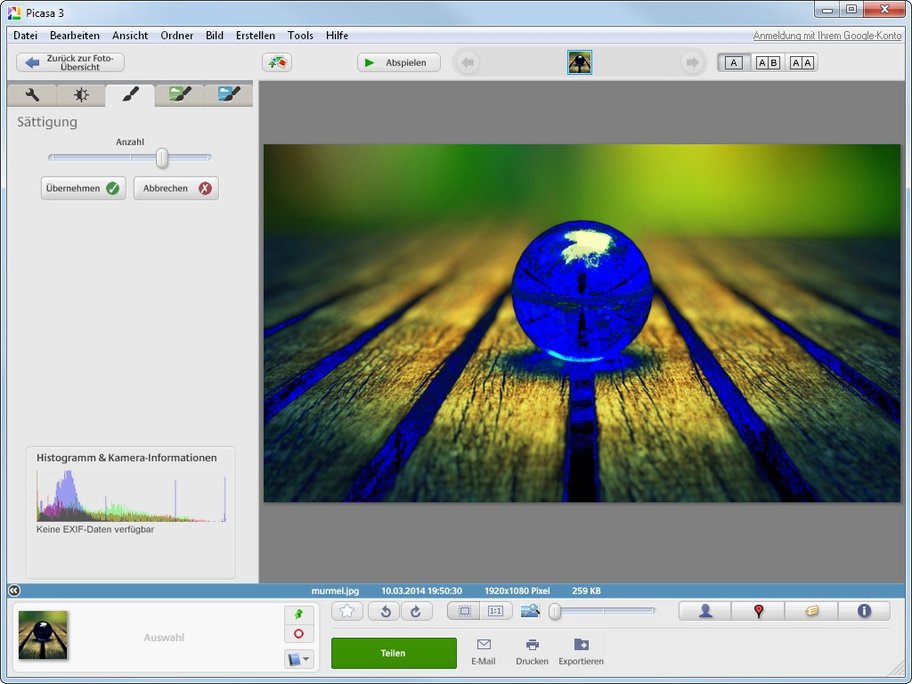 freeware bildbearbeitung picasa