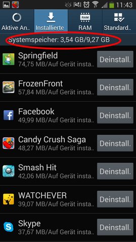 speicherplatz-android