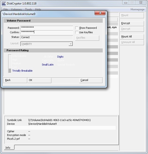 DiskCryptor ist die geeignete TrueCrypt-Alternative für alle, die komplette Partitionen verschlüsseln wollen