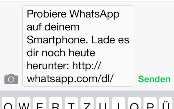 WhatsApp Kontakte nicht finden, sondern einladen