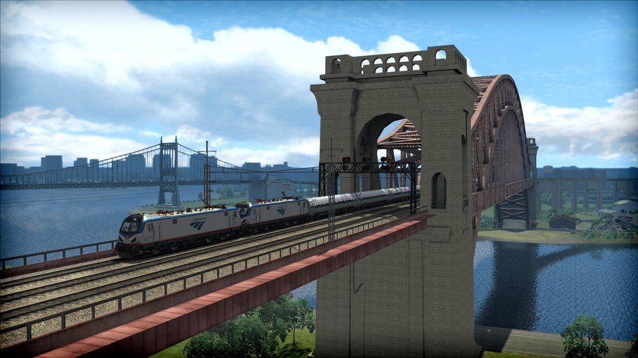 Train Simulator 2015: 120 km misst allein die Strecke von New York nach New Haven - Genug Zeit, die Aussicht zu genießen