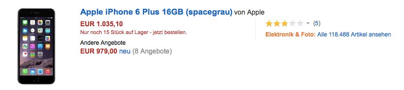 iPhone 6 amazon