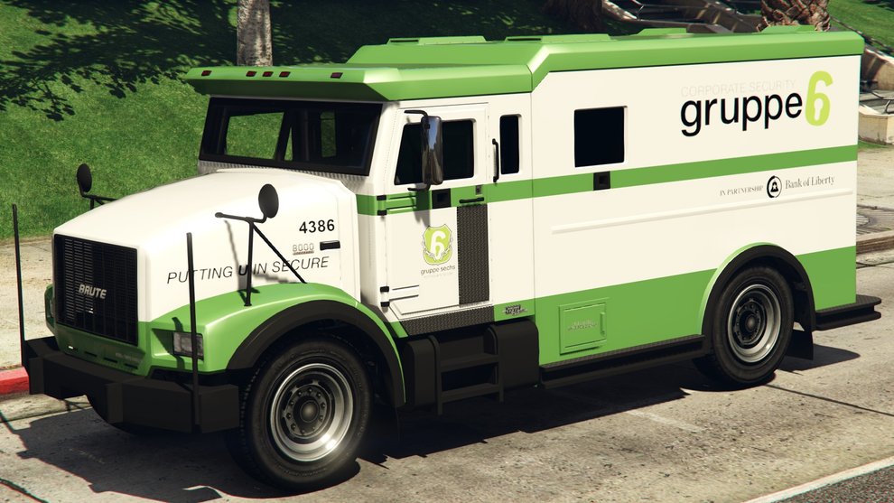 Um den Geldtransporter in GTA 5 zu knacken, müsst ihr nur auf die Türgriffe auf der Rückseite zielen. Aber schaltet vorher die Wachen aus! GTA 5 und GTA Online: Geldtransporter „Stockade“ auf der Map finden und öffnen