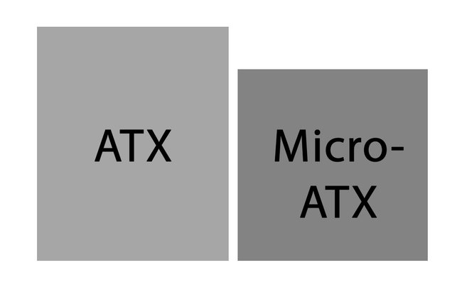 ATX ist der gängige Mainboard-Formfaktor für PC-Gehäuse.