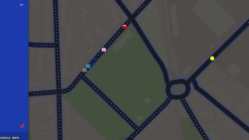 pacman-google-maps