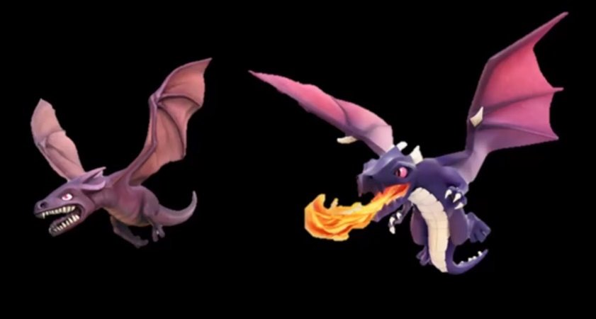 Clash of Clans Drachen