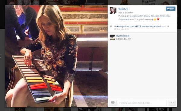 Quelle: Umberta Gnutti Beretta auf Instagram.