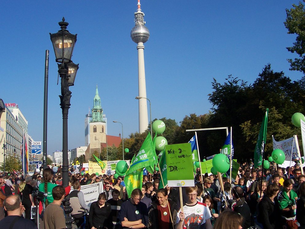 Bei „Freiheit statt Angst“ demonstrierten im Oktober 2008 Zehntausende Menschen in Berlin unter Anderem gegen die Vorratsdatenspeicherung