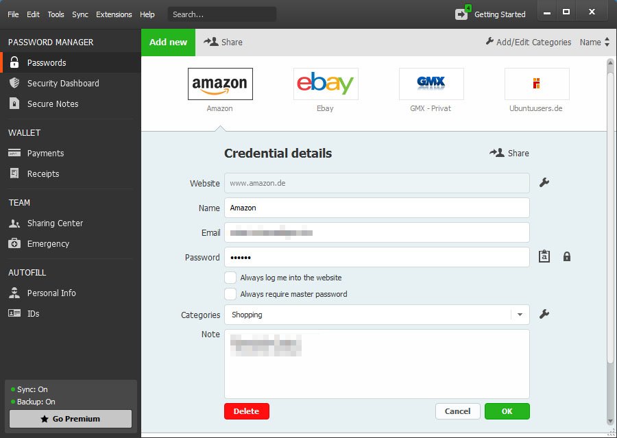 Dashlane: Der Passwort Safe verwaltet eure Zugangsdaten und loggt euch automatisch in die jeweiligen Webseiten ein