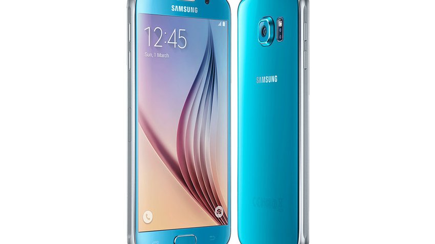 Samsung Galaxy S6 blau