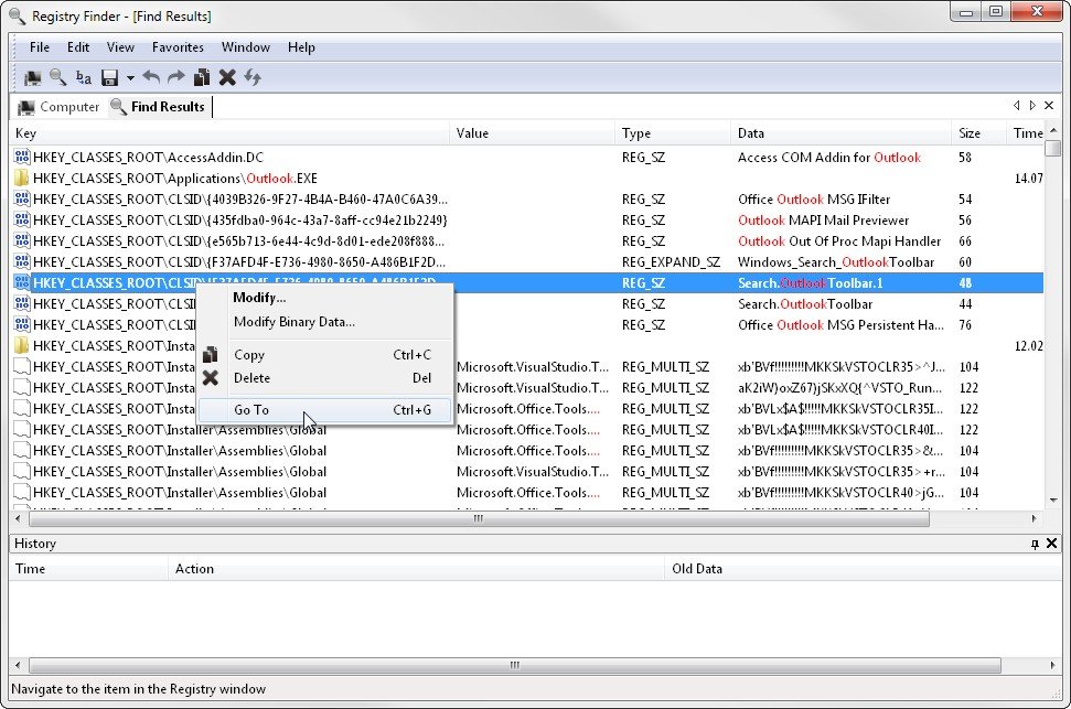Registry Finder 2.58 download the new version for ipod