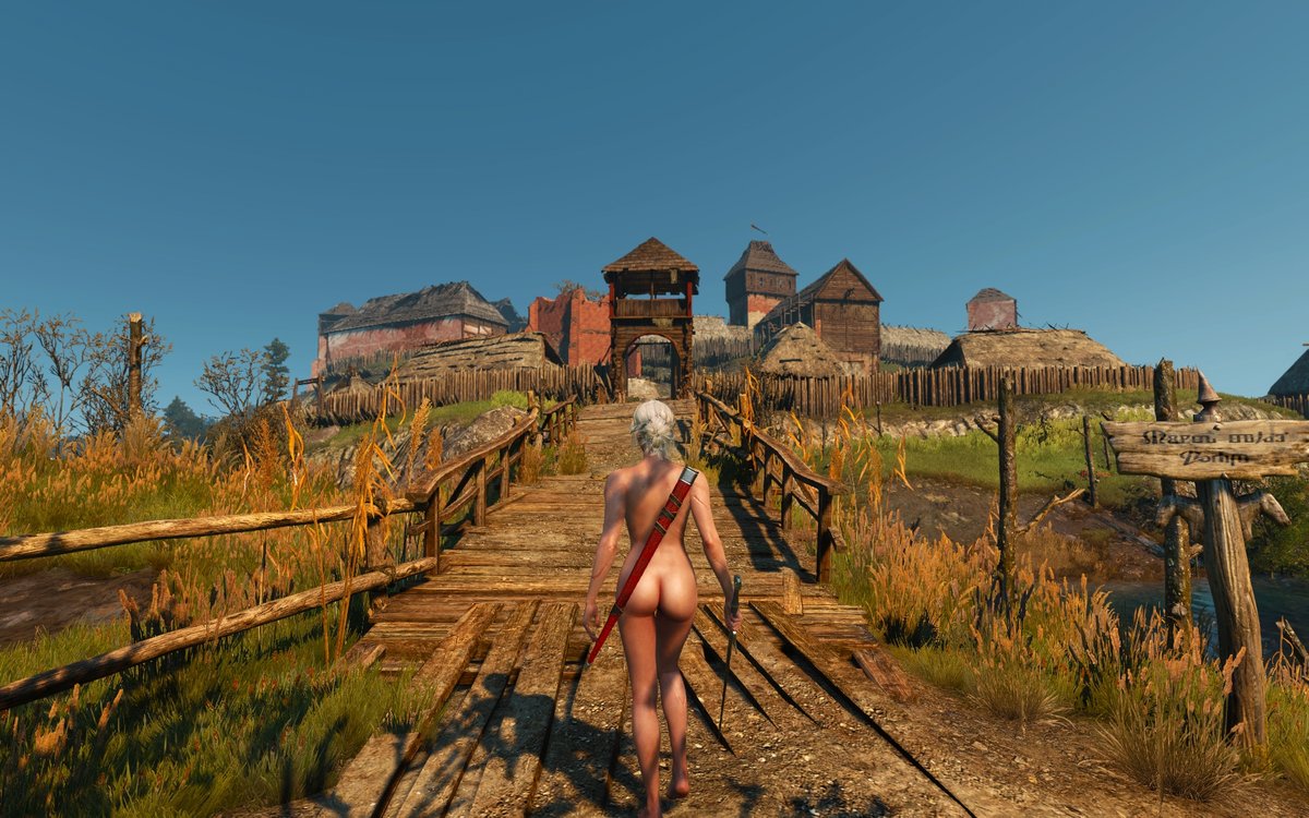 The Witcher 3 Nude Mod So Lauft Ihr Mit Ciri Nackt Durch Temerien Mit