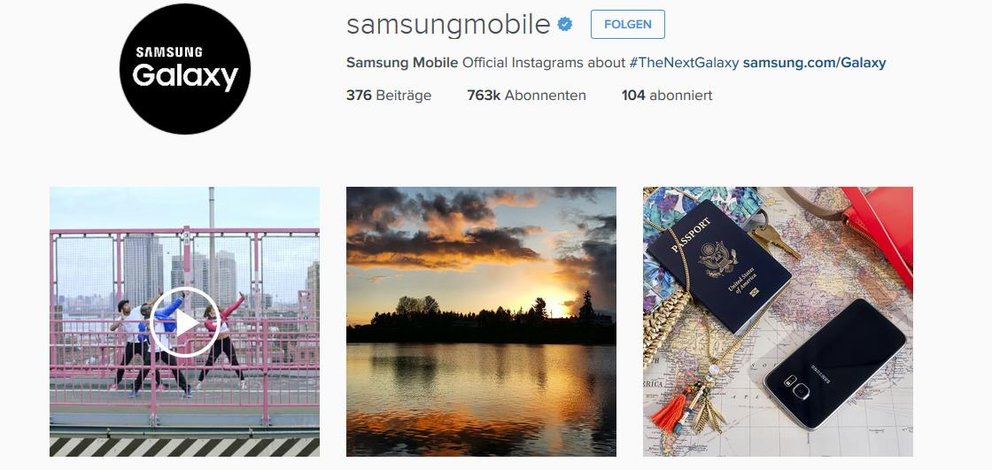 Instagram Samsung