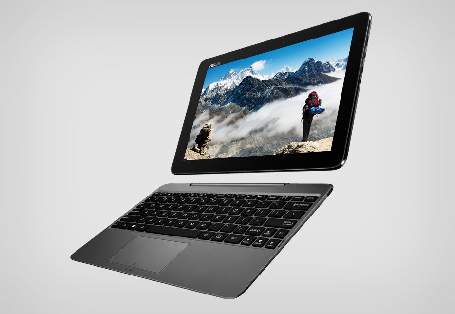 Das Asus Transformer Book T100HA könnt ihr als Tablet oder mit Dock als Notebook bedienen.