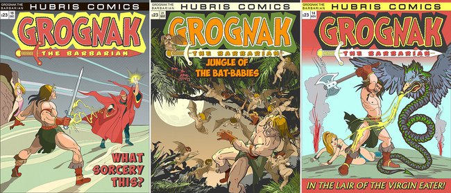 Durch das Sammeln verschiedener Magazine wie etwa die Comics von Grognak verdient ihr euch Rangaufstiege (Bildquelle: Screenshot und Bearbeitung GIGA).