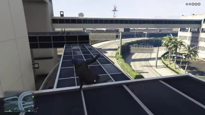 GTA 5 Blutiger Sturz