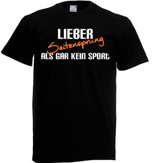 lieber seitensprung als gar kein sport t shirt zum ashley madison hack und der tv serie
