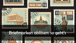 Wie kann man Briefmarken ablösen und trocknen?