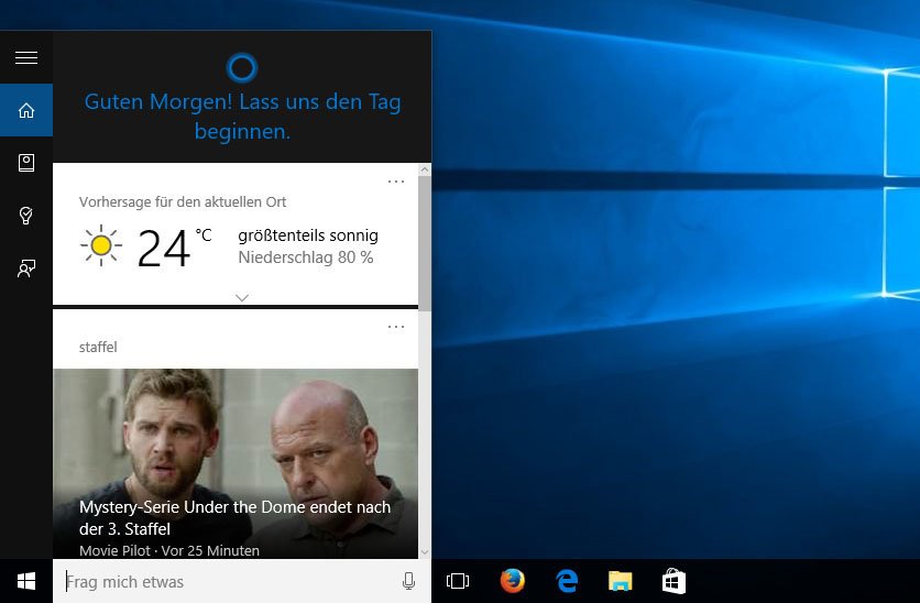 Auch Cortana gleiche bestimmte Nutzerdaten und Interessen über die Cloud ab, um Daten synchronisieren zu können.