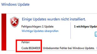 Windows 10: Upgrade-Fehler 80244019 – Lösung
