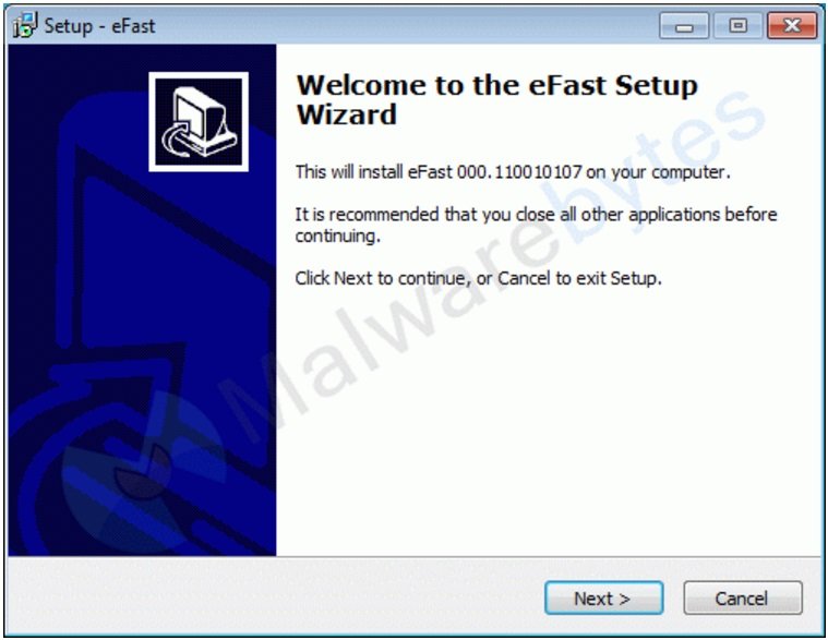eFast Browser Hijacker