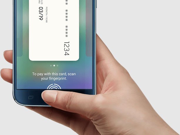 Samsung Galaxy S6: Ob der Misch-Fingerabdruck auch für Geldüberweisungen oder Zahlungen gültig ist, bleibt unklar. Bildquelle: Samsung.com